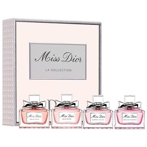 miss dior miniature perfume set|miss dior 50ml gift set.